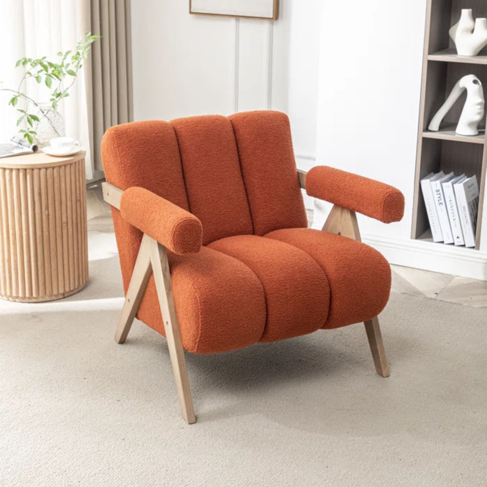 Butaca Contemporánea Iris color Orange TU MESITA