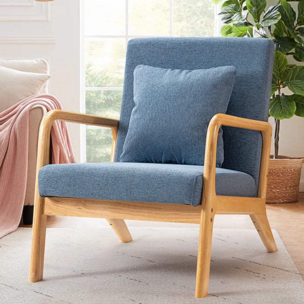 Butaca Moderna Yummi color Azul TU MESITA