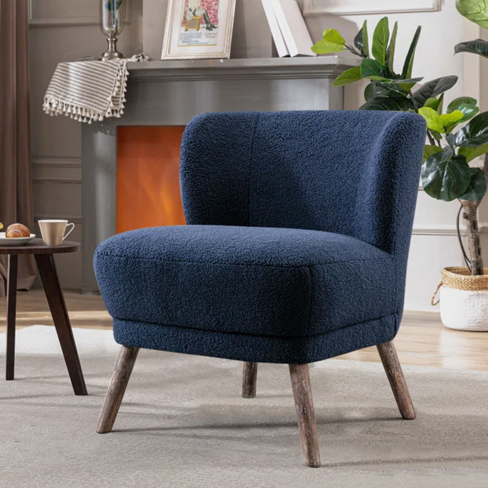 Butaca Contemporánea Alberta color Azul TU MESITA