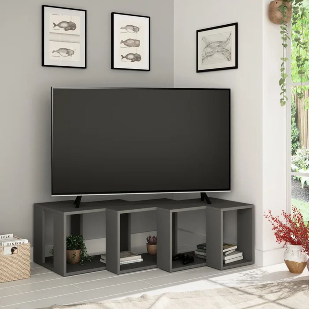 Mesa de TV Multiusos Samir color Negro TU MESITA