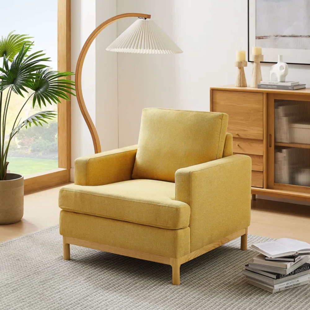 Sillón Clásico Andreas color Amarillo TU MESITA