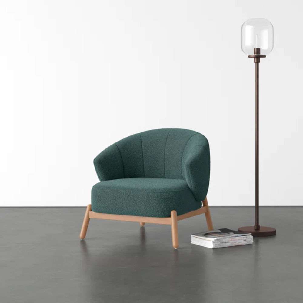 Butaca Minimalista Magik color Verde TU MESITA