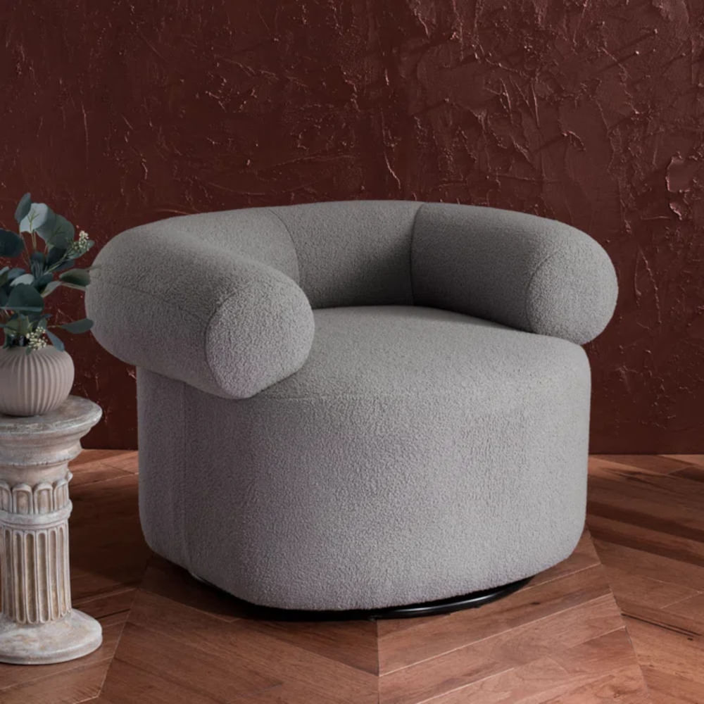 Sillón Giratorio Venice color Gris TU MESITA