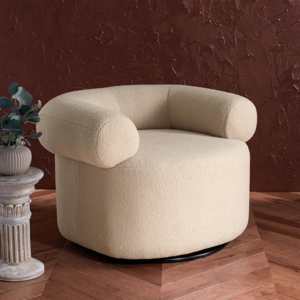 Sillón Giratorio Venice color Beige TU MESITA