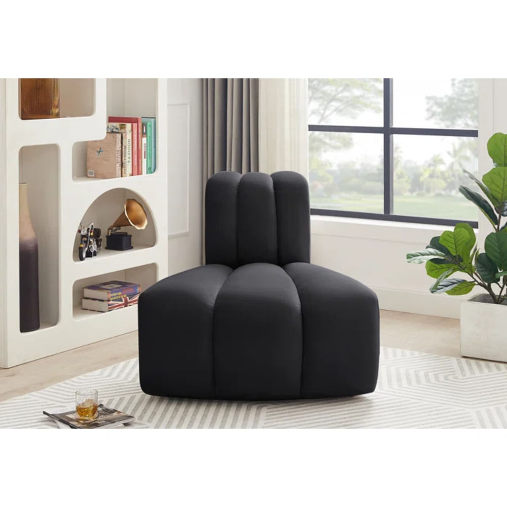 Sillón Minimalista Shey color Negro TU MESITA