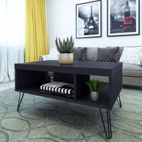 Mesa de Centro Clásica Darío color Negro TU MESITA