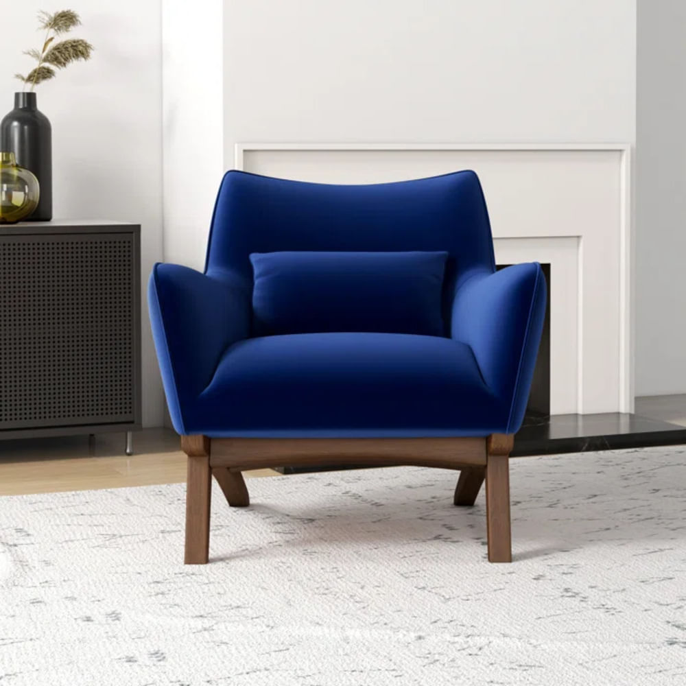 Sillón Minimalista London color Azul TU MESITA