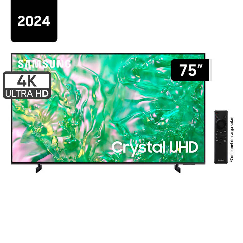 Televisor SAMSUNG CRYSTAL UHD 75"" UHD 4K Smart TV UN75DU8000GXPE