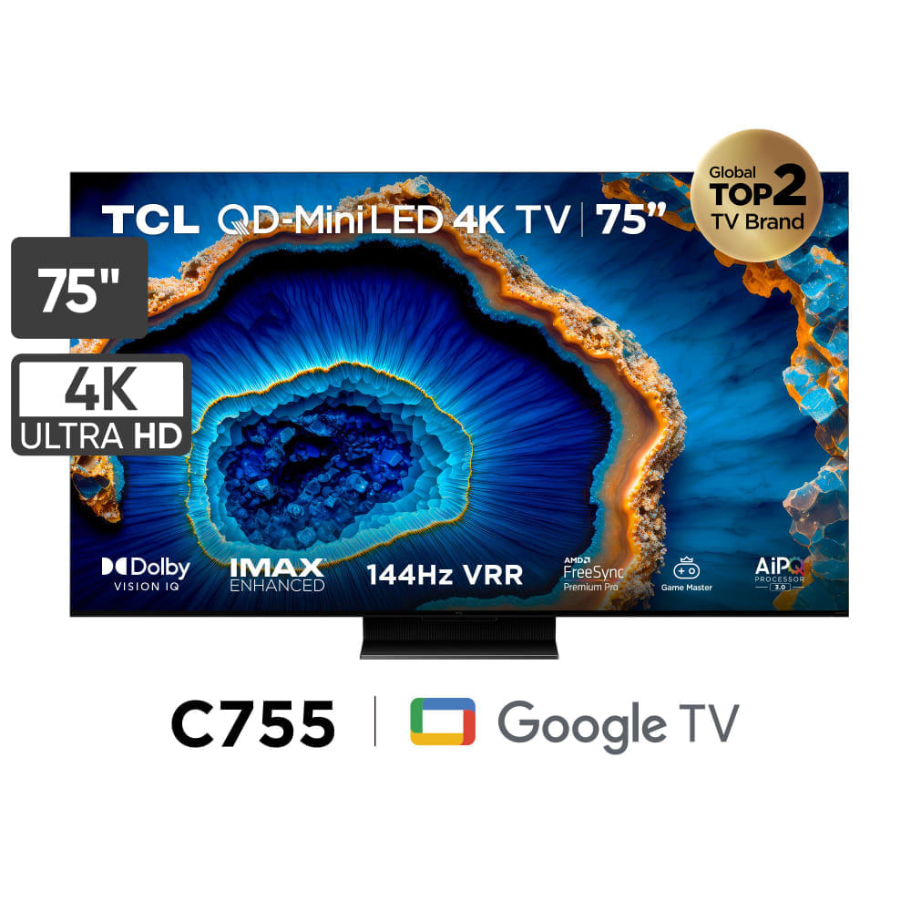 Televisor TCL QD Miniled 75"" UHD 4K Smart TV 75C755