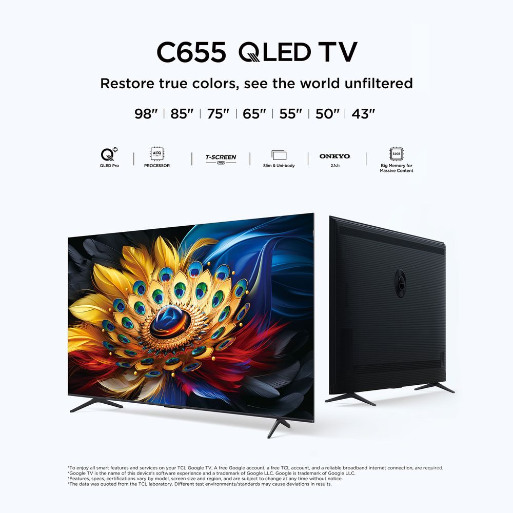 Televisor TCL QLED 65" UHD 4K Smart TV 65C655 - Promart