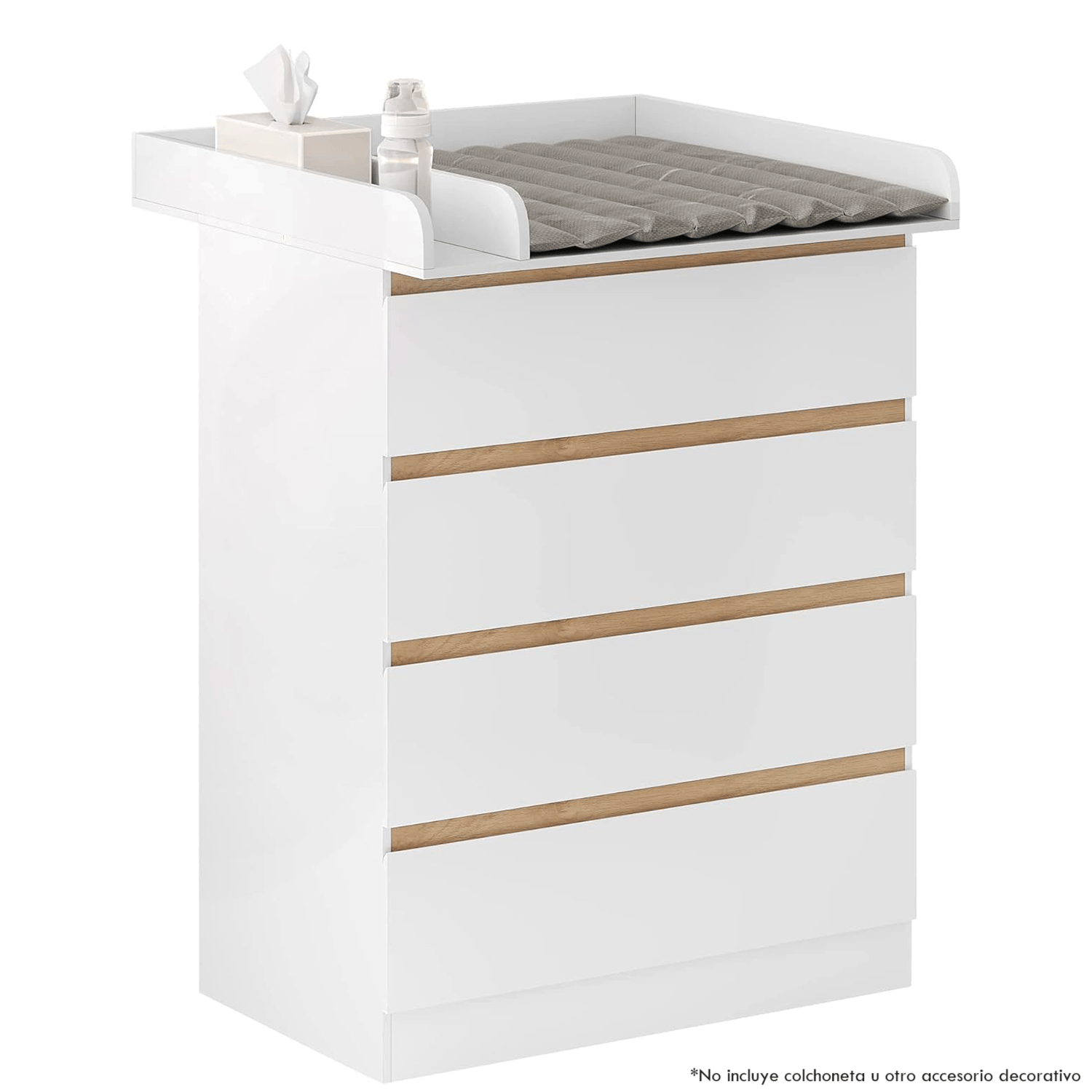 Comoda Cambiador 4cajones Infantil Waky DIBA Muebles