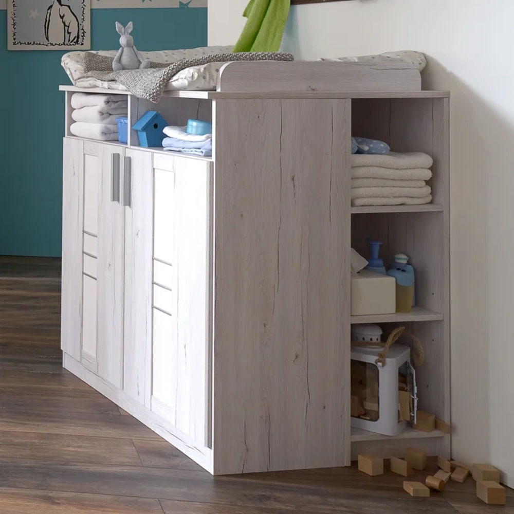 Comoda Infantil Takao Gris R&R MUEBLES