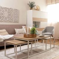 Set de 3 Mesas de Centro Nórdica Sofy R&R MUEBLES