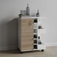 Mueble de Cocina Moderno Kuse Blanco y Duna R&R MUEBLES