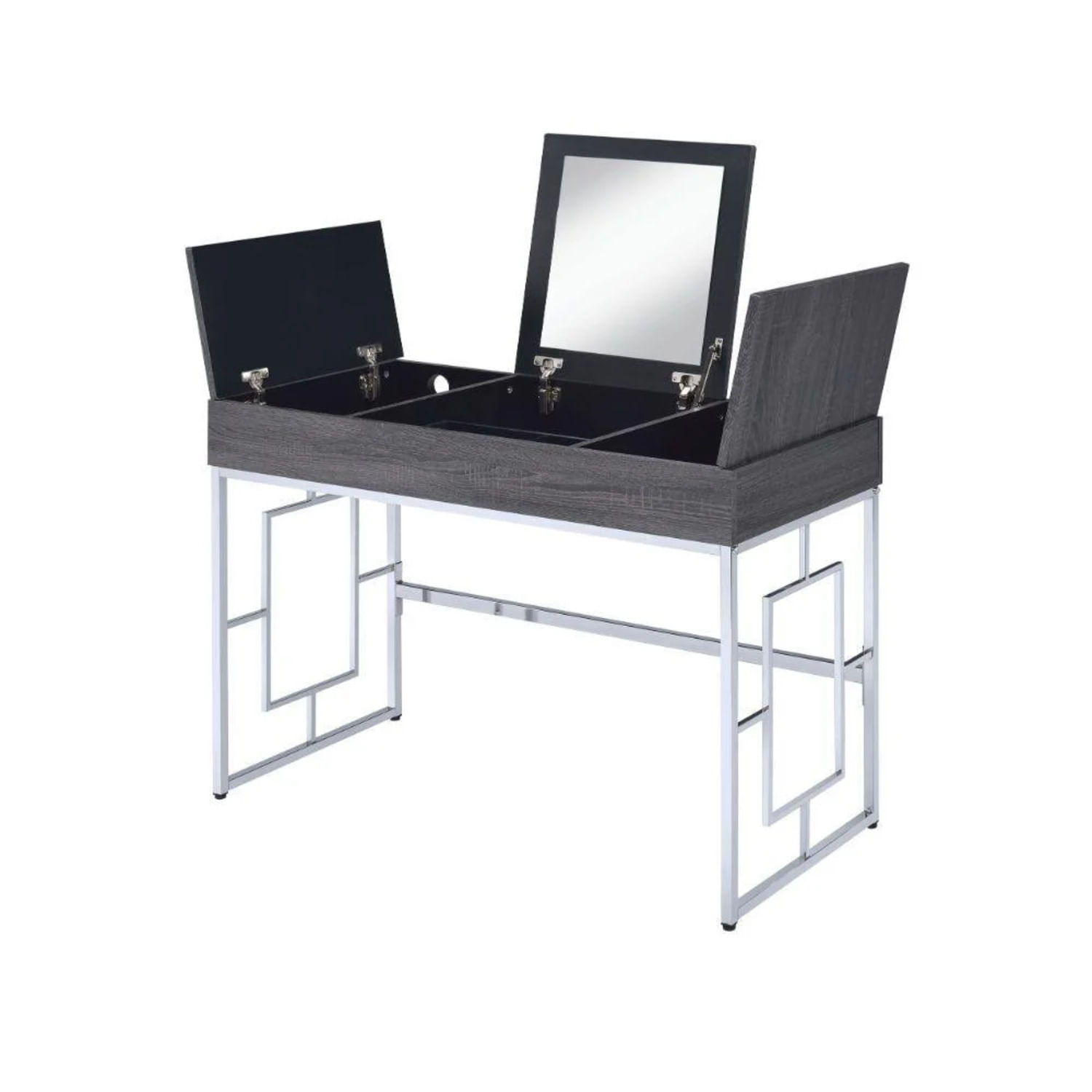 Escritorio Tocador Moderno Kulmy Carbón R&R MUEBLES