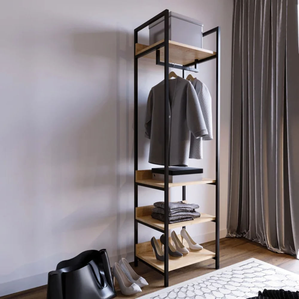 Ropero Moderno Iyanagi Marron  R&R MUEBLES