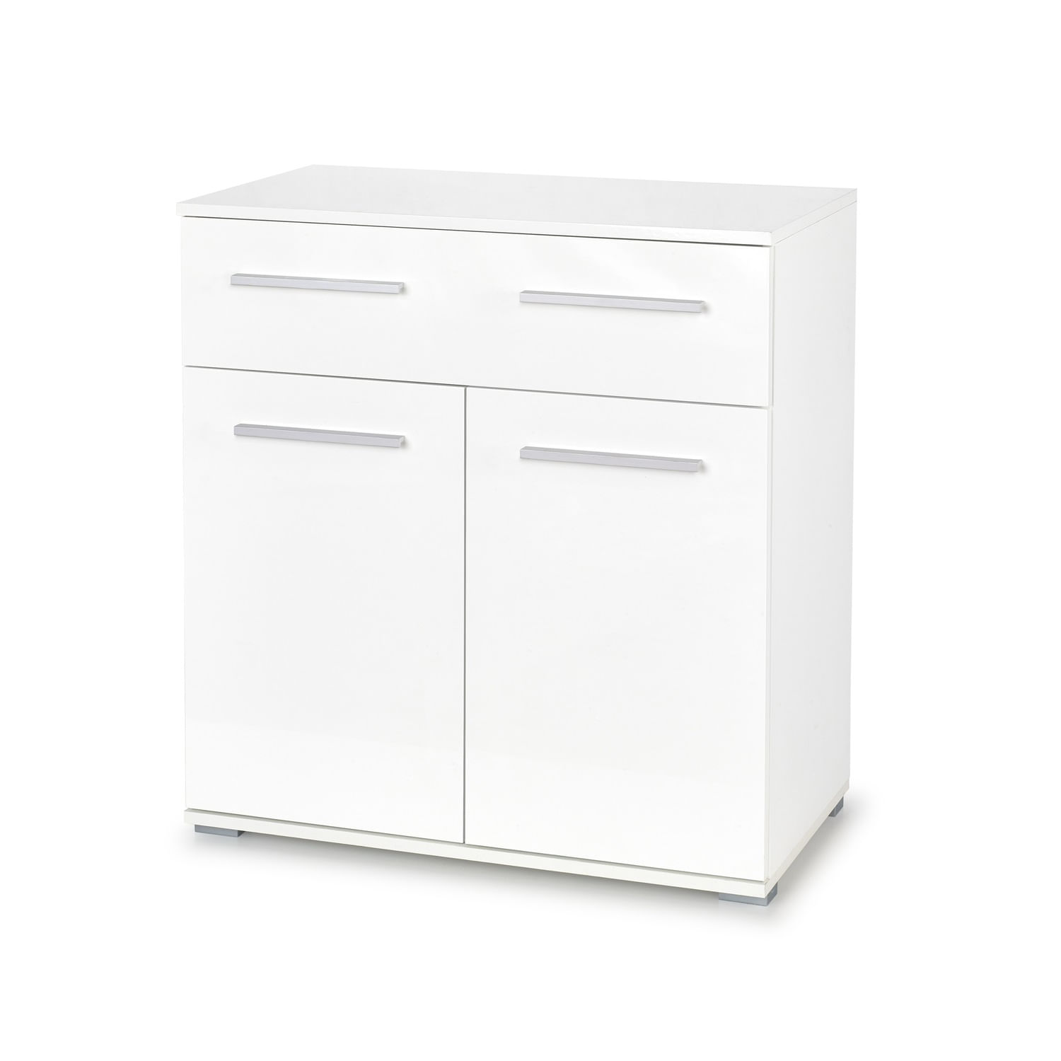 Cómoda Moderna 1 Cajón 2 Puertas Ana Blanco R&R MUEBLES