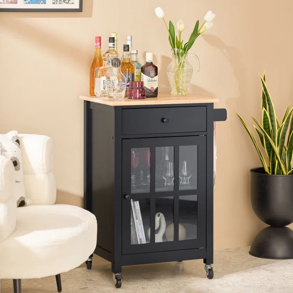 Mueble de Cocina Moderno Amakasi Negro R&R MUEBLES