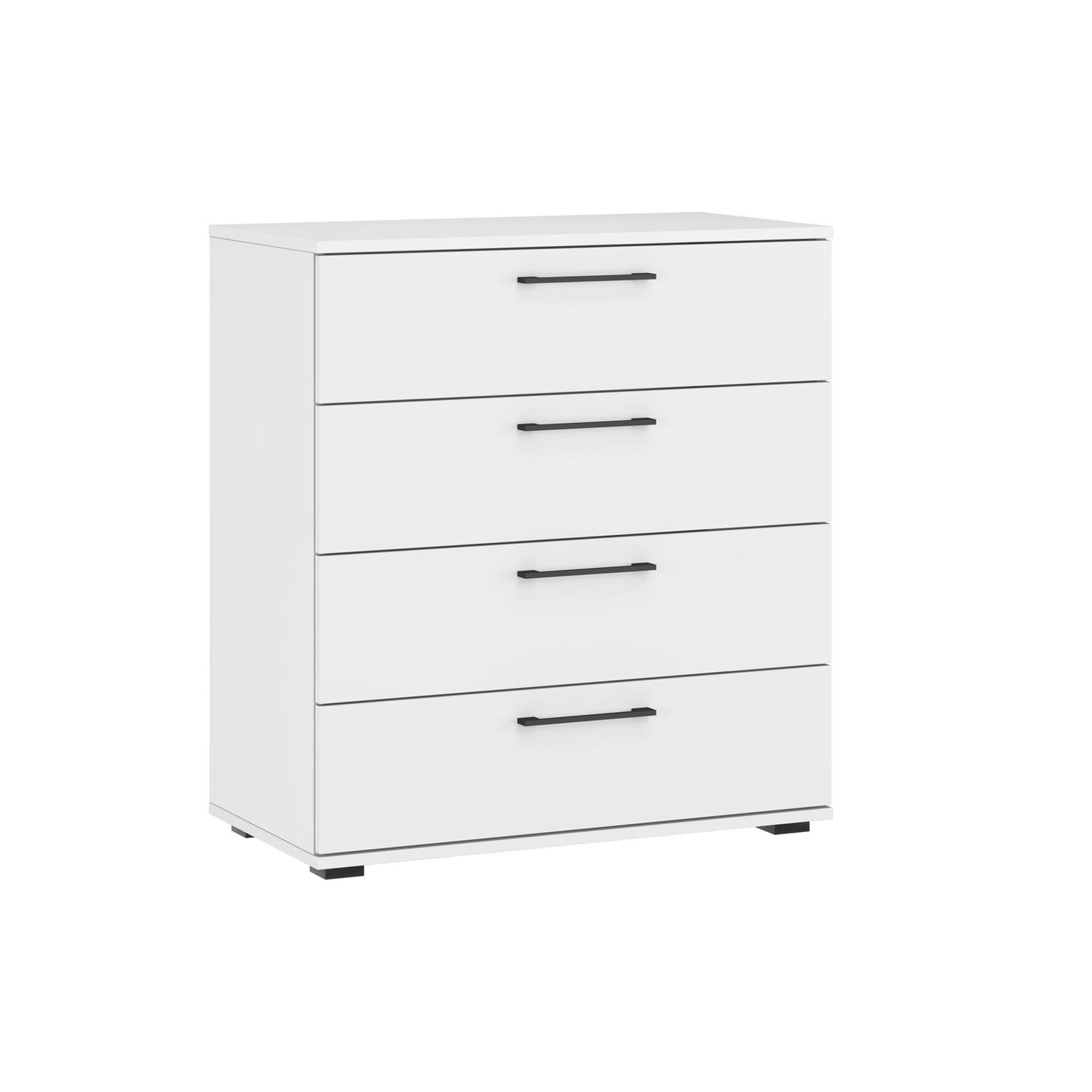 Cómoda Moderna 4 Cajones Fiori Blanco R&R MUEBLES