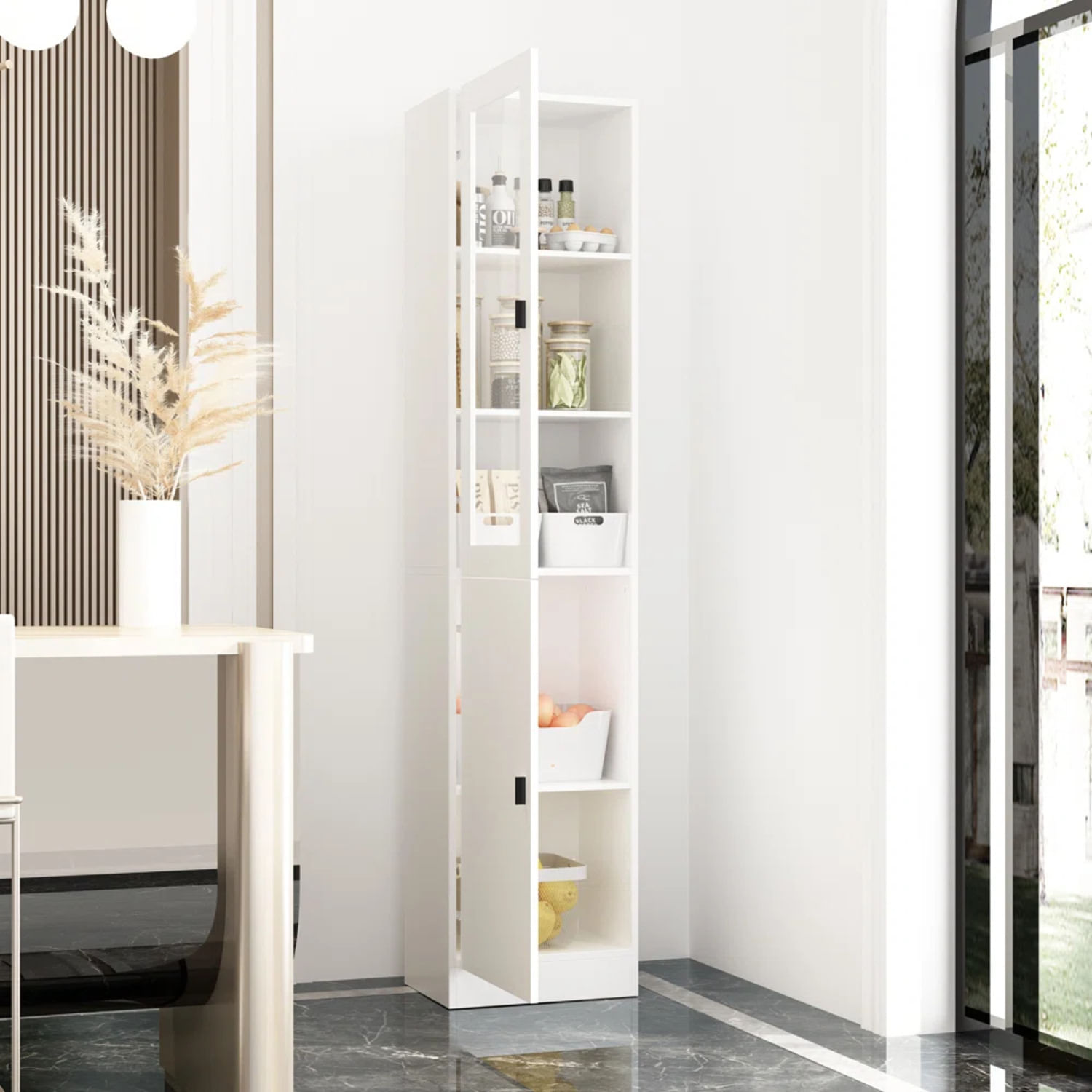 Mueble Auxiliar de Cocina Moderno Jimena Blanco R&R Muebles