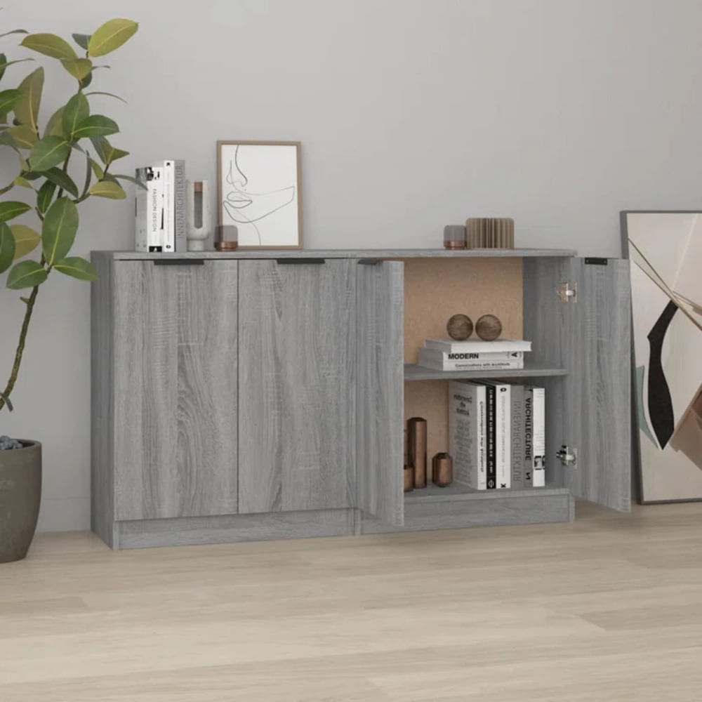 Aparador Moderno Flio Gris R&R MUEBLES