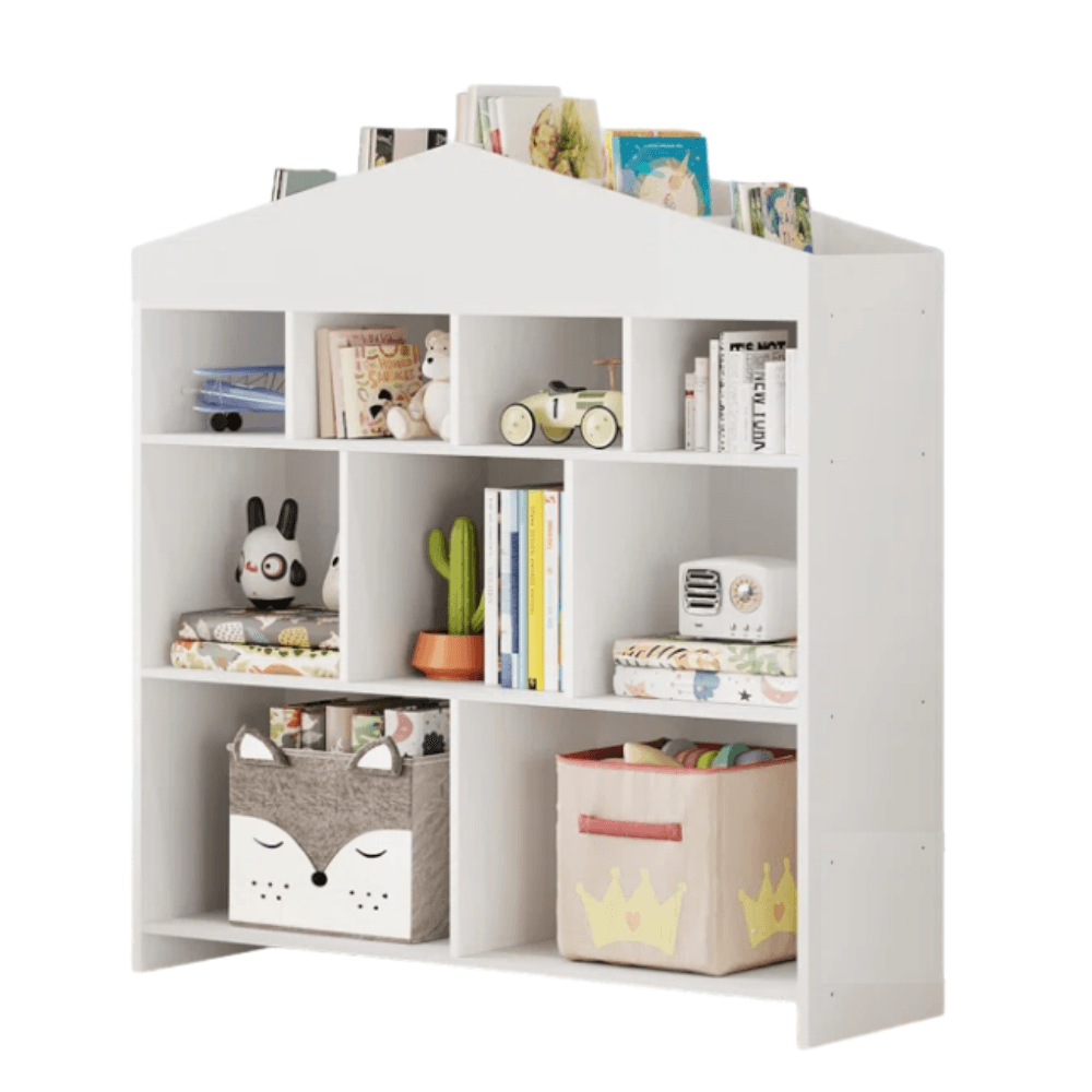 Estante Librero Infantil Akendra Blanco Muebles Bonno