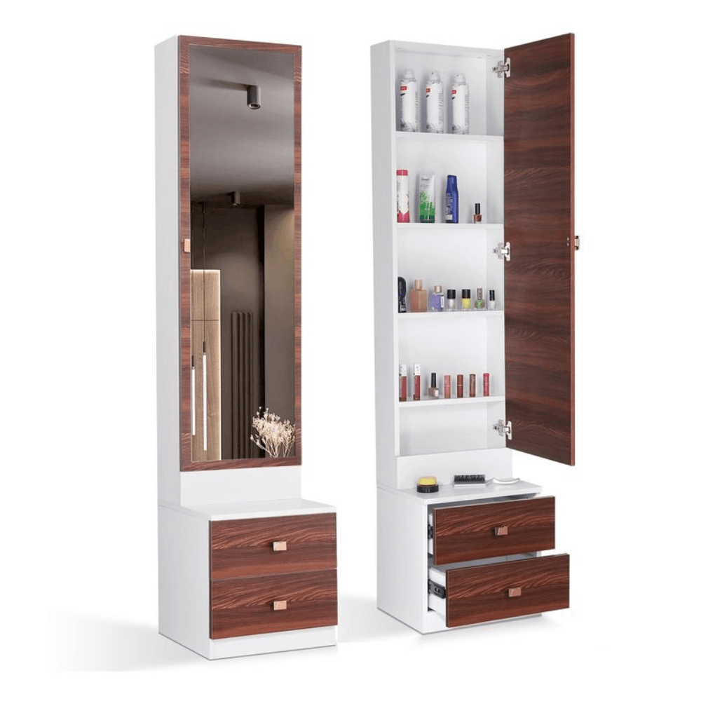Tocador con Espejo Sara Bicolor Muebles Bonno