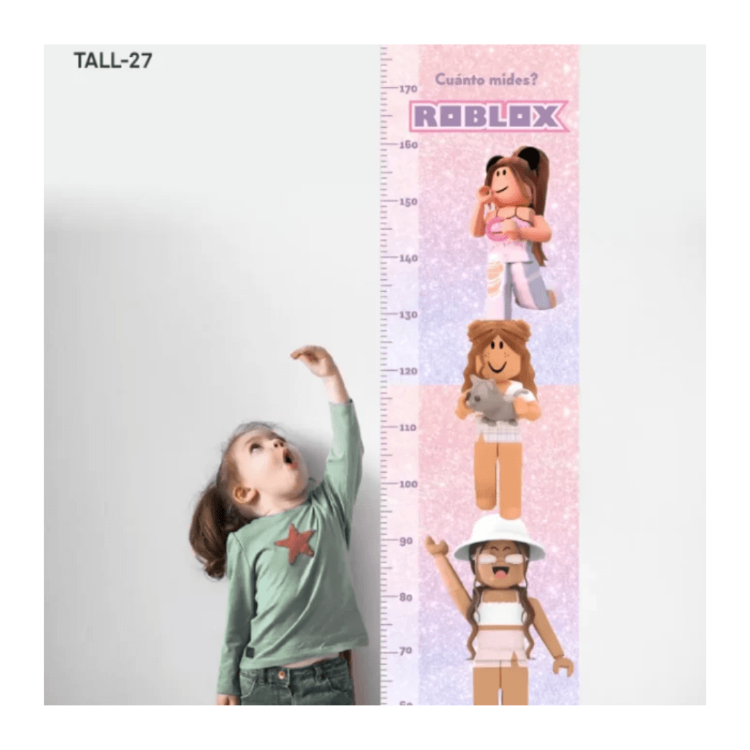 Pegatina Tallímetro Infantil Girls