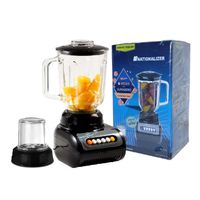 Licuadora Nationalizer 400 W Vaso de Vidrio NT-880G Negro
