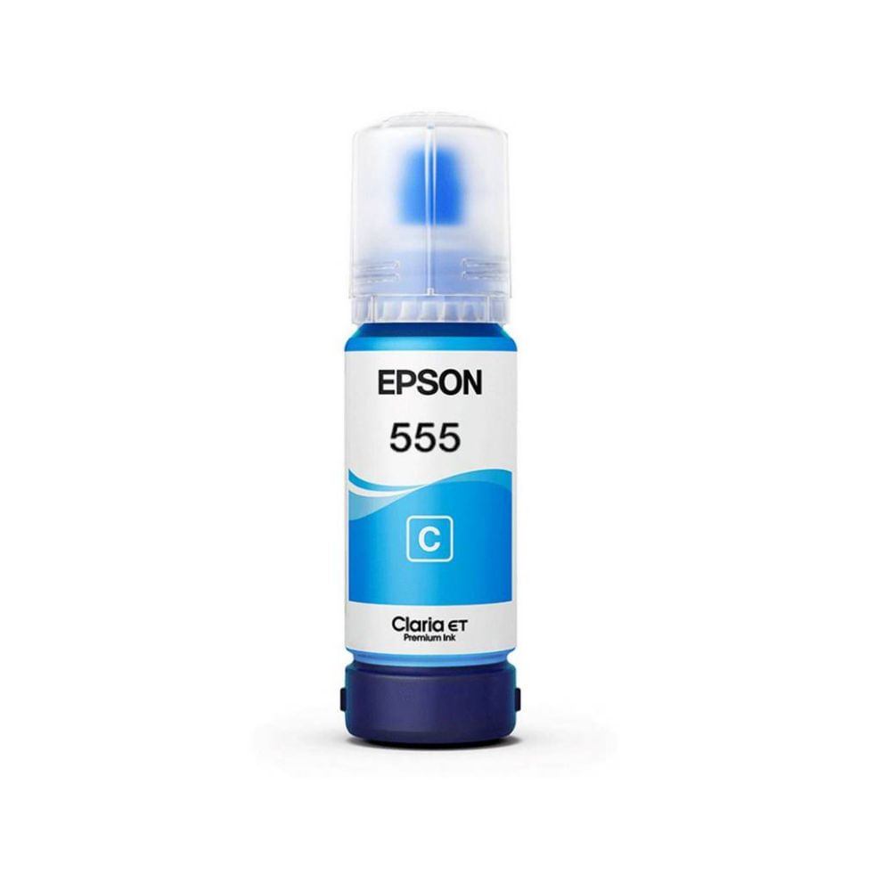 Botella de Tinta Epson T555220 Cian L8160/L8180