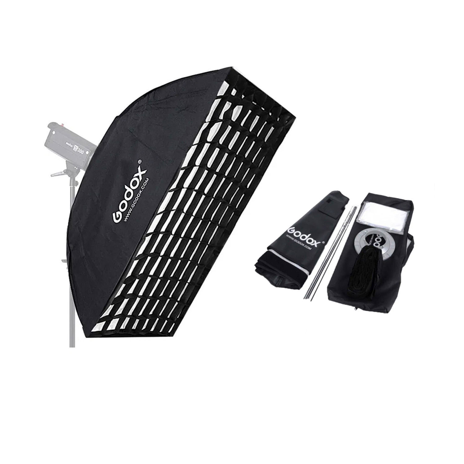Softbox Godox de 70x100cm (Montura Bowens) con Grilla