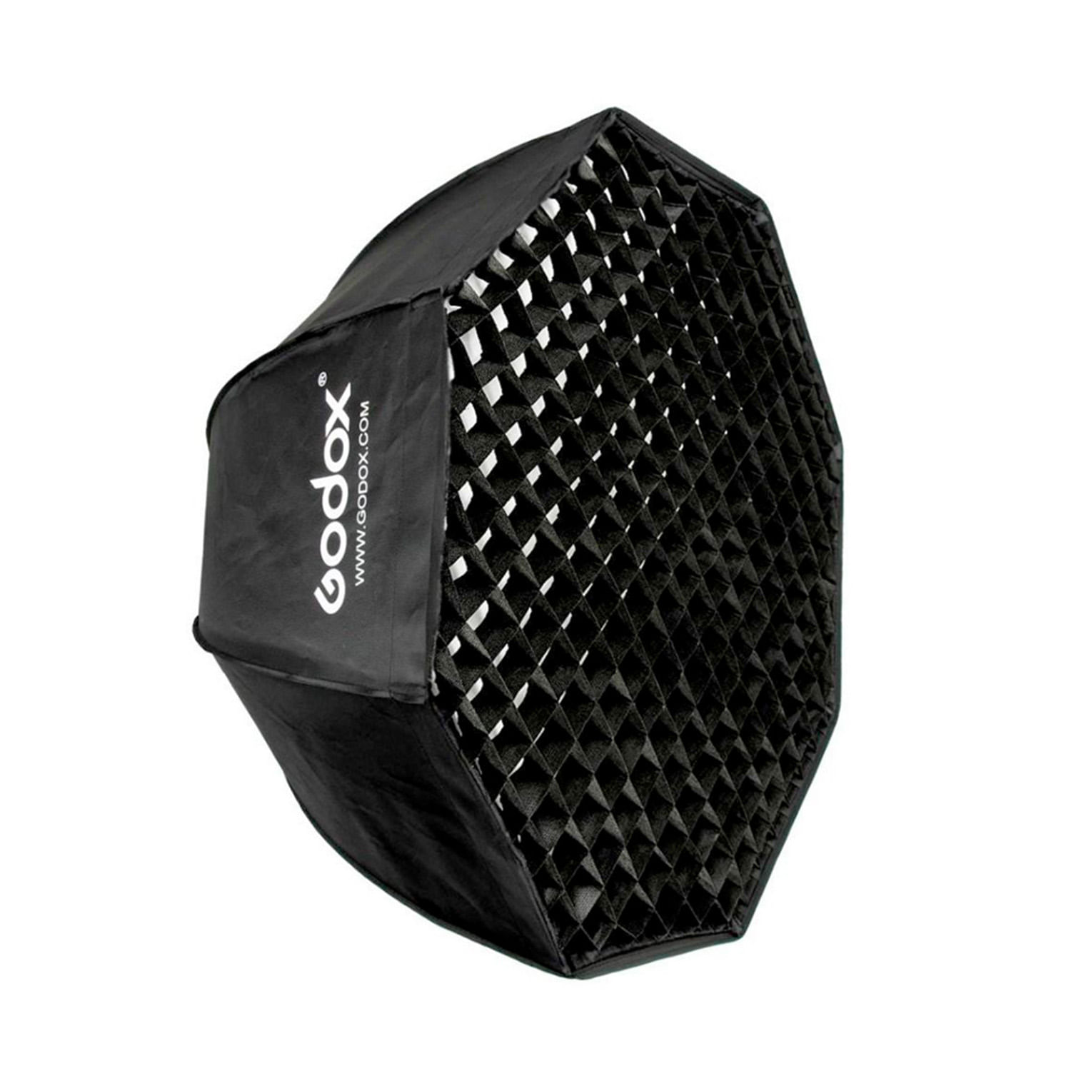 Softbox octagonal Godox de 120cm tipo sombrilla – Armado rápido + Grid montura Bowens