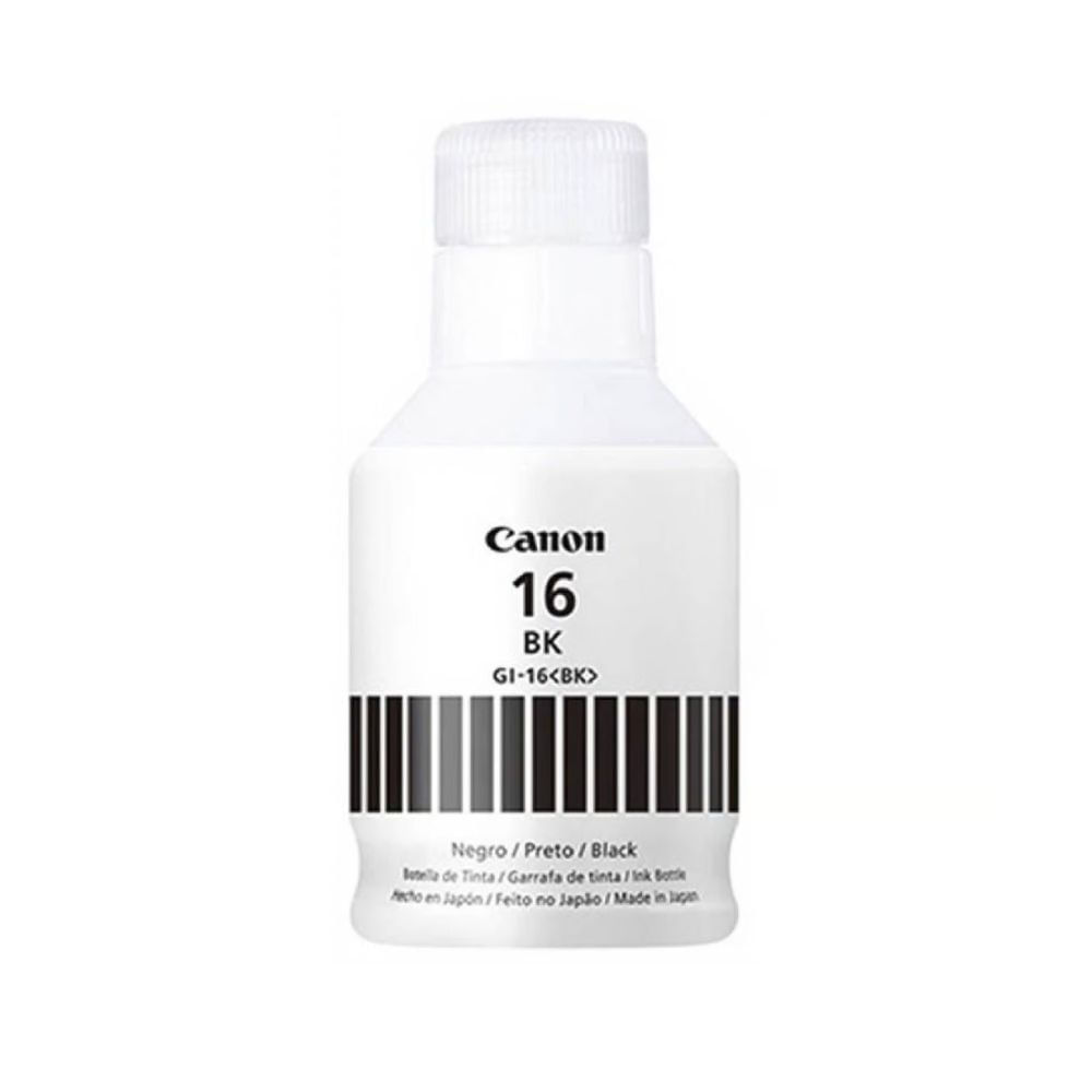 Botella de Tinta Canon GI-16 BK Negro GX6010/GX7010 170ml