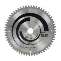 Disco de Sierra Bosch 60 Dientes 71/4'' Multimaterial