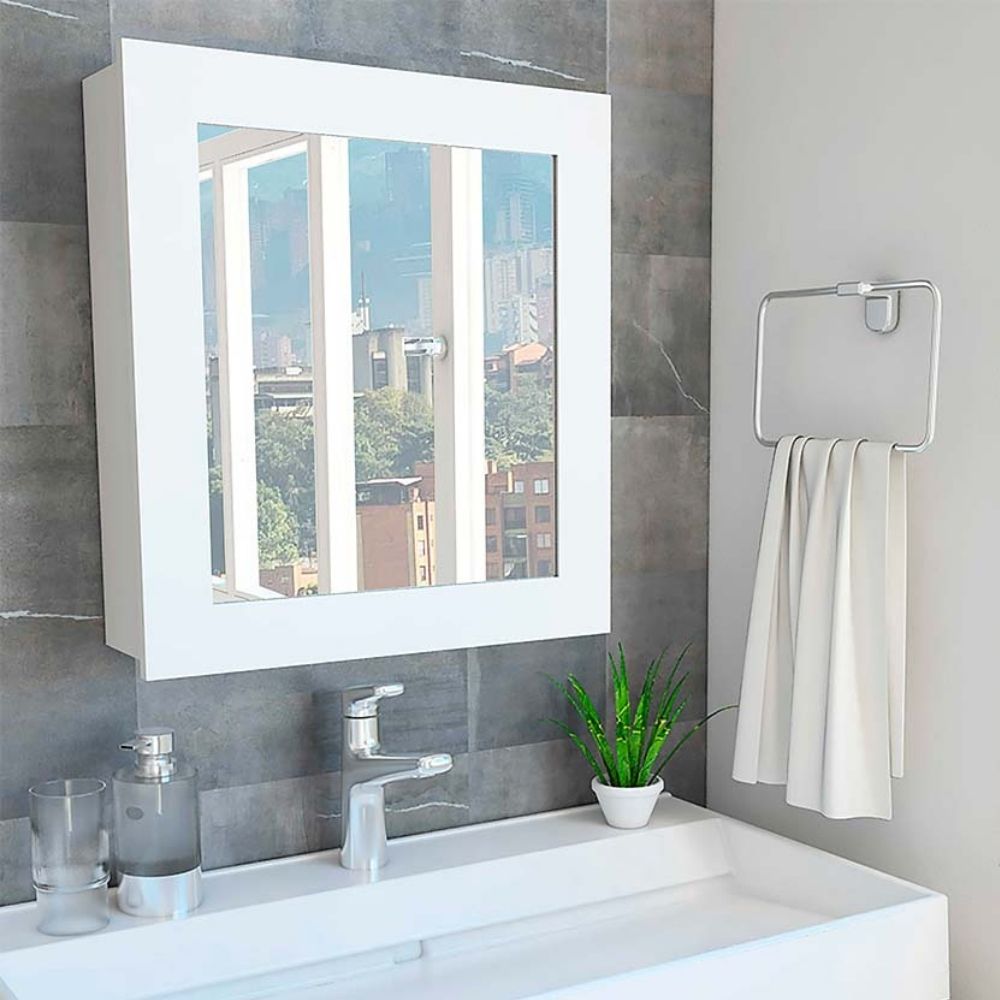 Gabinete Melamina Blanco Vesta Tuhome