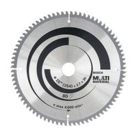 Disco de Sierra Multimaterial Bosch 10'' de 80 Dientes