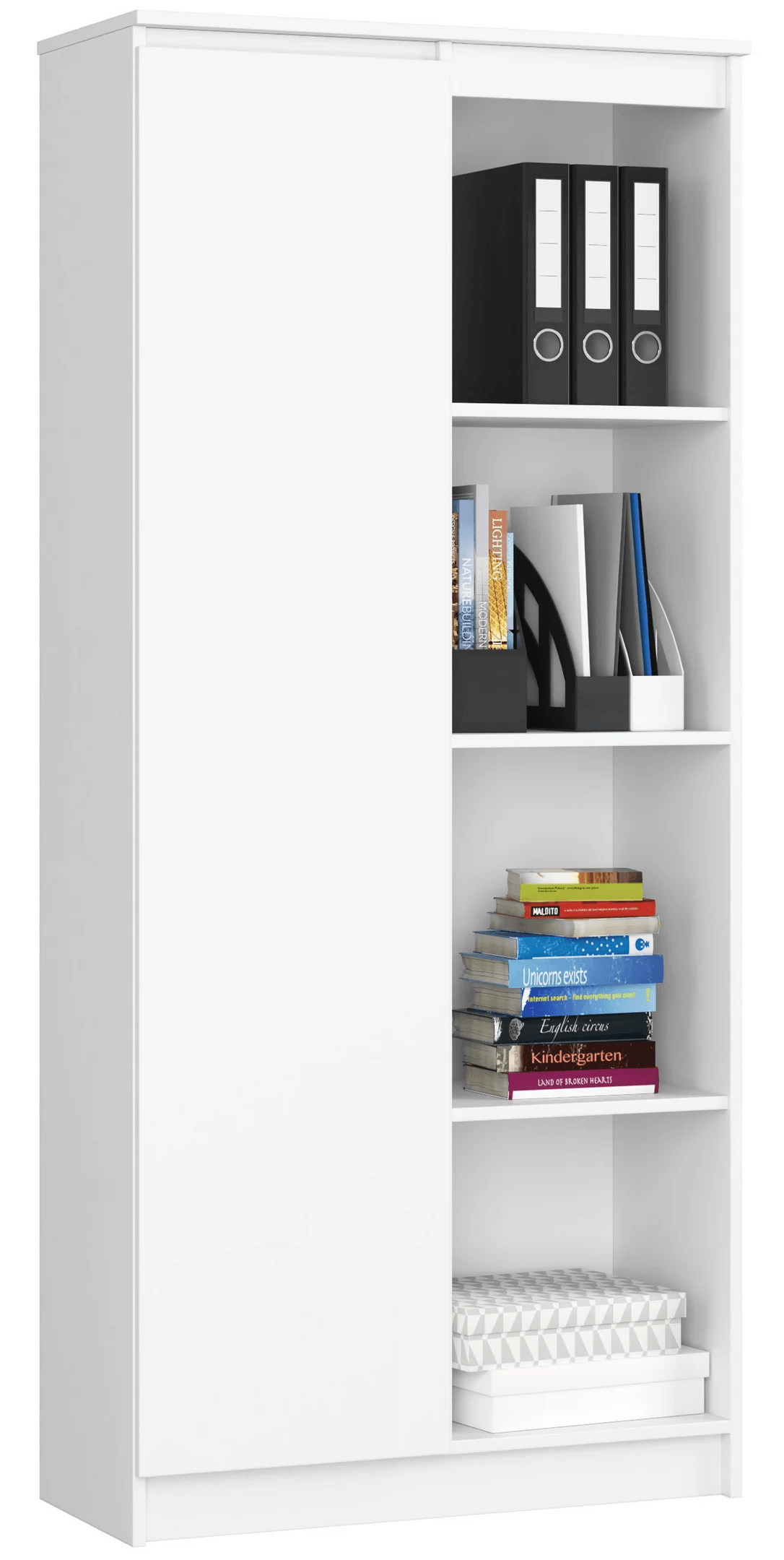 Ropero Organizador Yeka color Blanco 1 puerta TU MESITA