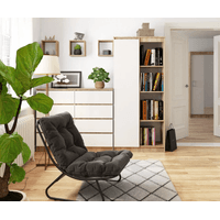 Ropero Organizador Yeka color Duna/Blanco 1 puerta TU MESITA