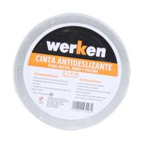 Cinta Antideslizante Transparente 2'x4.5m Werken