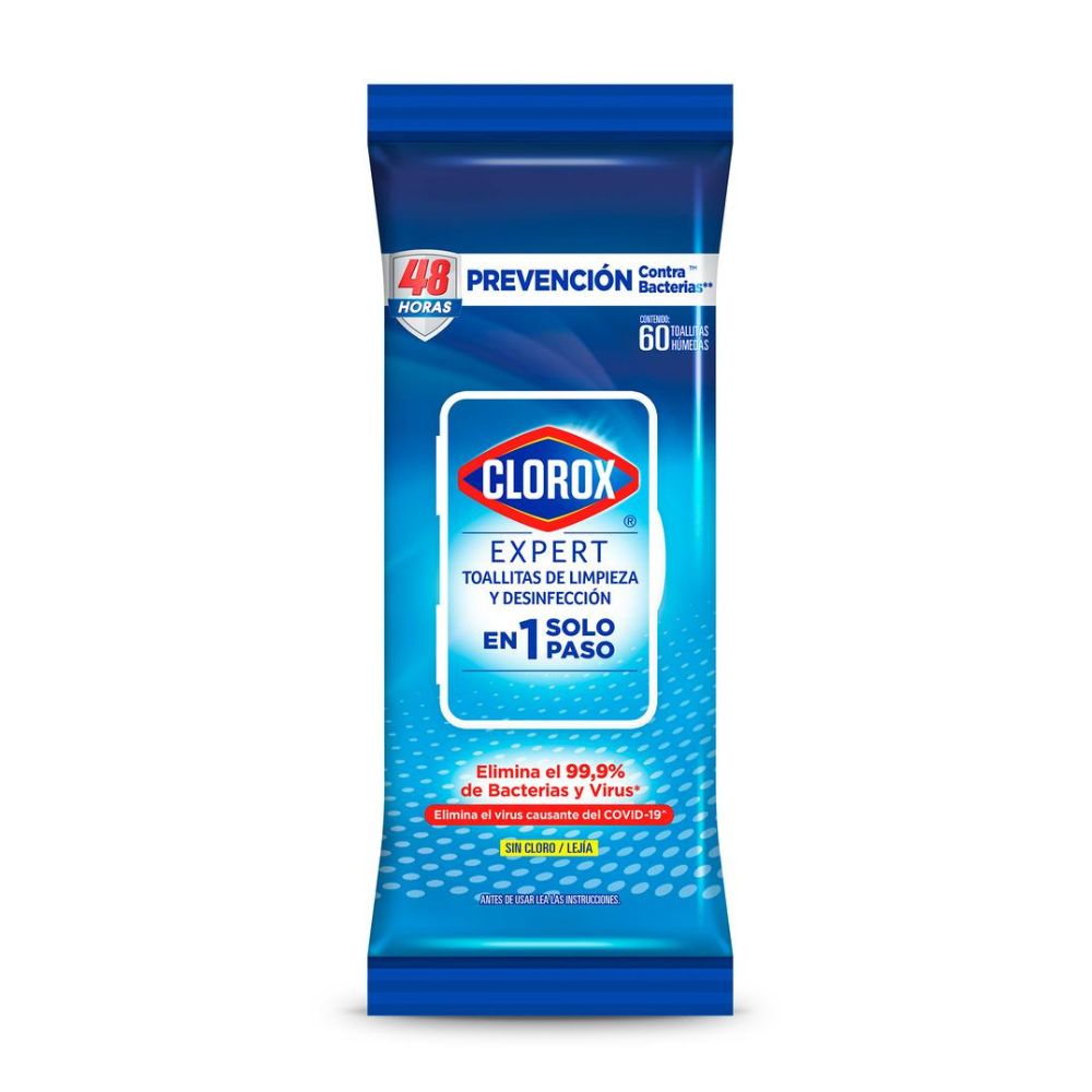 Toallas Wipex Expert Flowpack x60u Clorox