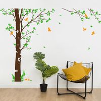 Vinilo Decorativo Hojas De Otoño para pared Stickart Pequeño 150 x 110 cm alto