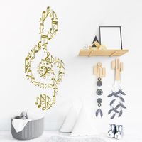 Vinilo Decorativo Sinfonía para pared Stickart Mediano 36 x 90 cm alto
