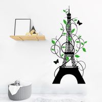 Vinilo Decorativo Eiffel París para pared Stickart Pequeño 37 x 80 cm alto