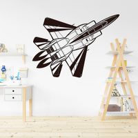 Vinilo Decorativo Avión para pared Stickart Pequeño 70 x 50 cm alto