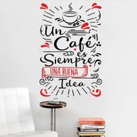 Vinilo Decorativo Buena Idea para pared Stickart Pequeño 50 x 75 cm alto
