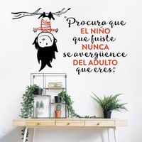 Vinilo Decorativo Procura para pared Stickart Mediano 95 x 54 cm alto
