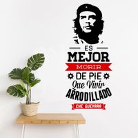 Vinilo Decorativo Che para pared Stickart Pequeño 32 x 70 cm alto