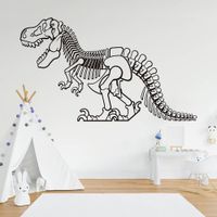 Vinilo Decorativo Dinosaurio Rex para pared Stickart Pequeño 85 x 51 cm alto