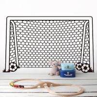 Vinilo Decorativo Arco De Fútbol para pared Stickart Pequeño 85 x 53 cm alto