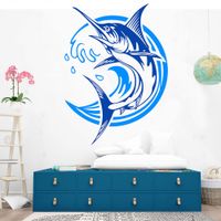 Vinilo Decorativo Pez Merlín para pared Stickart Mediano 62 x 85 cm alto